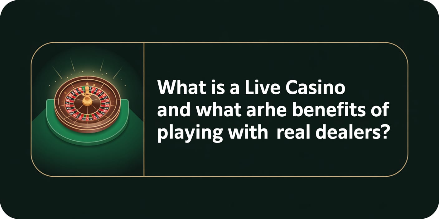 What Is a Live Casino and What Are the Benefits of Playing with Real Dealers