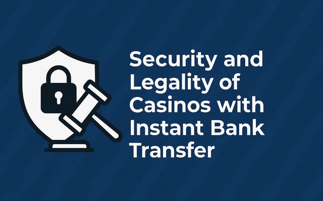 Security and Legality of Casinos with Instant Bank Transfer