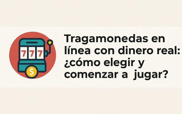 Tragamonedas en línea con dinero real: ¿cómo elegir y comenzar a jugar?