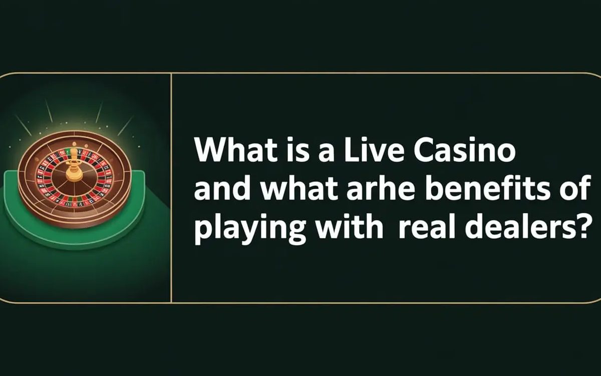 What Is a Live Casino and What Are the Benefits of Playing with Real Dealers
