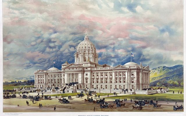 The Montana State Capitol in Helena