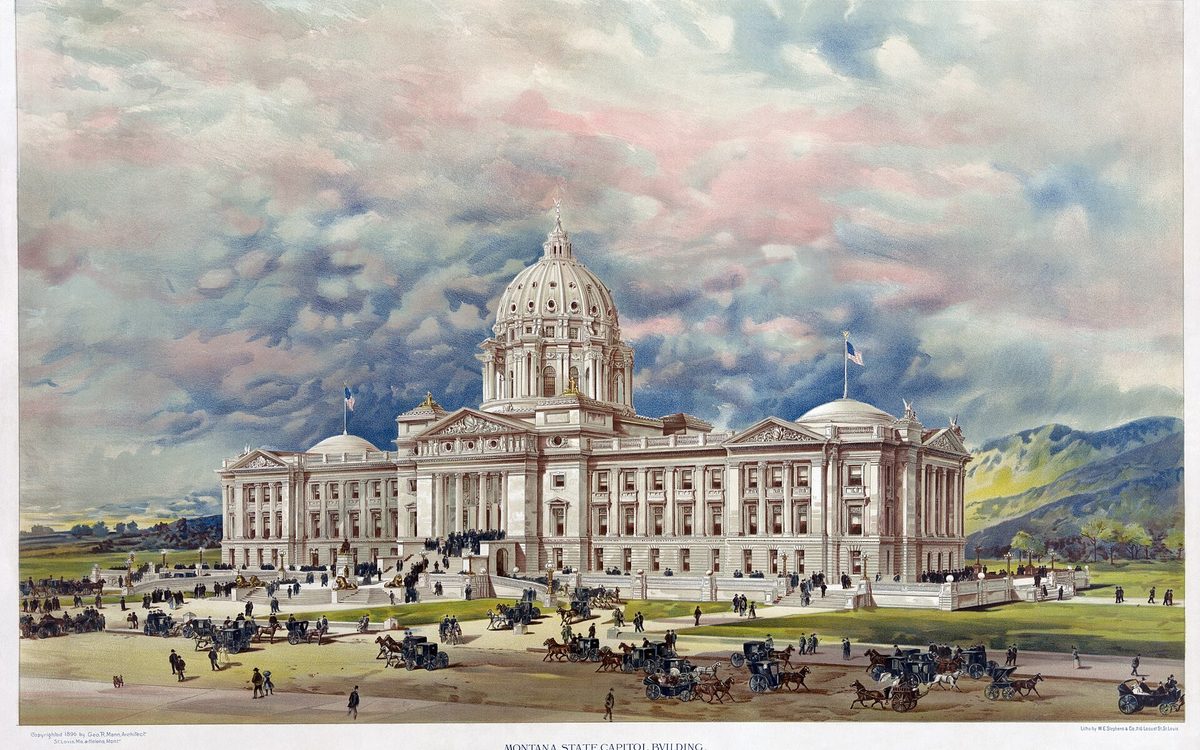 The Montana State Capitol in Helena