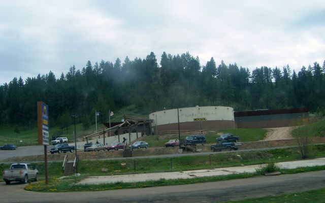 A casino building in Lame Deer, Montana