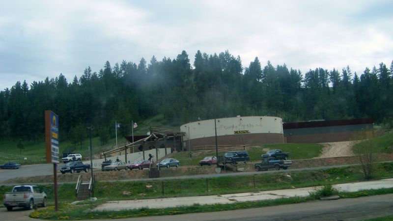 A casino building in Lame Deer, Montana